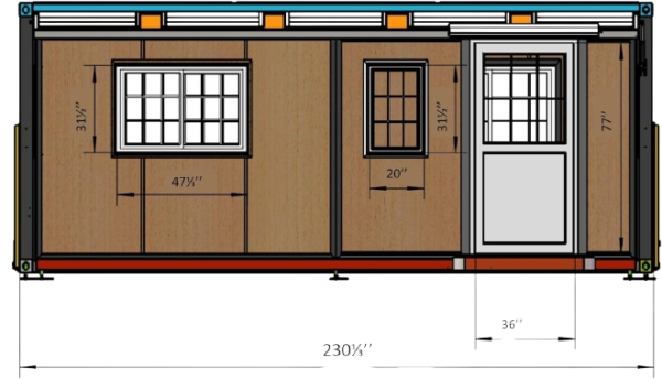 Portable Tiny Home Steel Frame