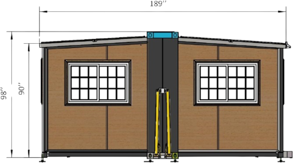 Portable Tiny Home Steel Frame