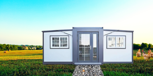 Portable Prefabricated Tiny Home, Mobile Expandable House, Plastic Prefab Housing